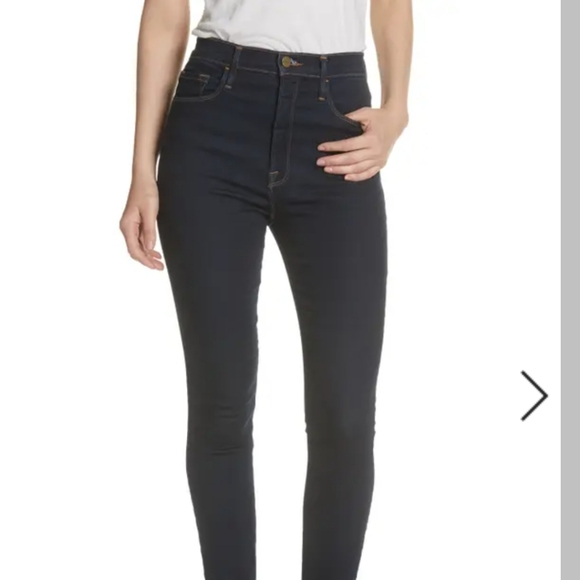 Frame Ali High Rise Cigarette Skinny Jean- 27 - Picture 1 of 13